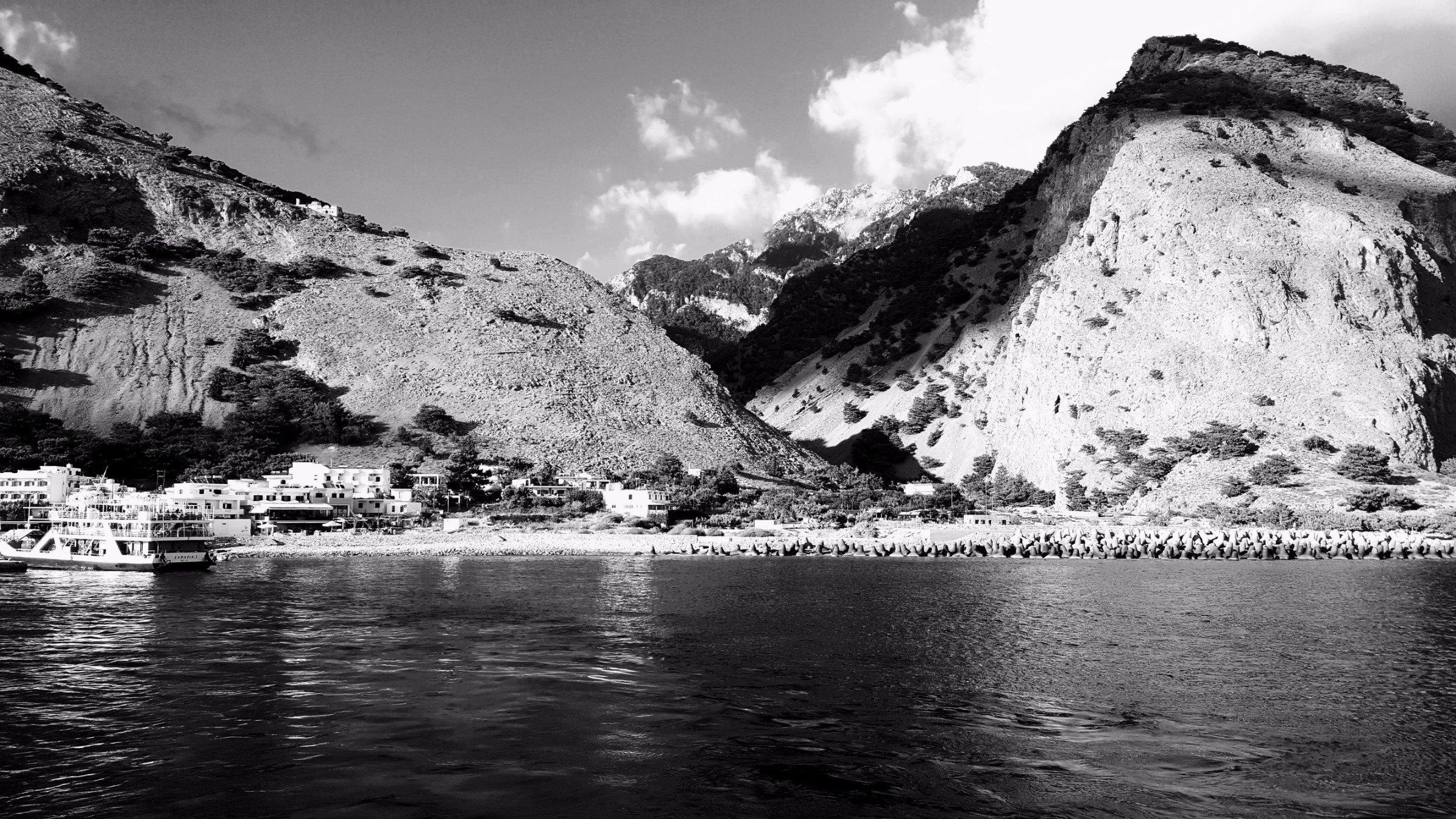 Bus rides and hiking the Samaria Gorge!  With the Libyan Sea to end it!